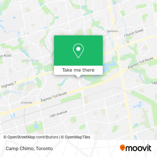 Camp Chimo map