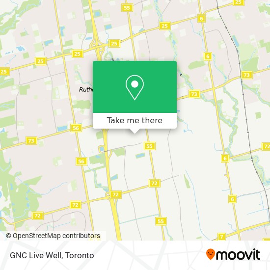 GNC Live Well map