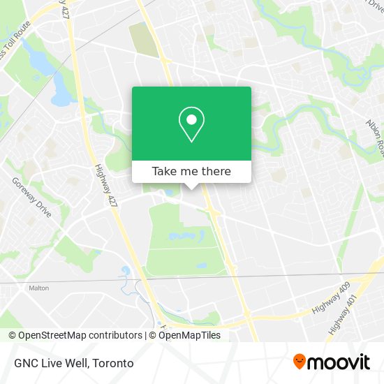 GNC Live Well map