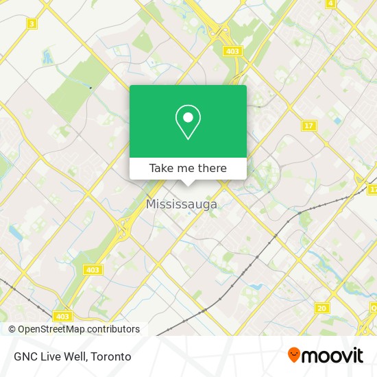 GNC Live Well map