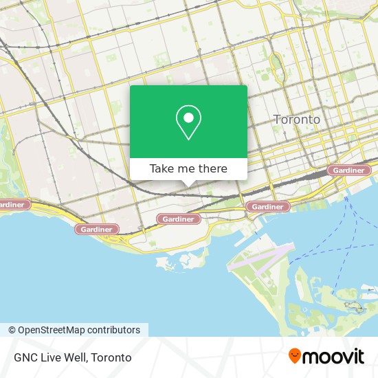 GNC Live Well map