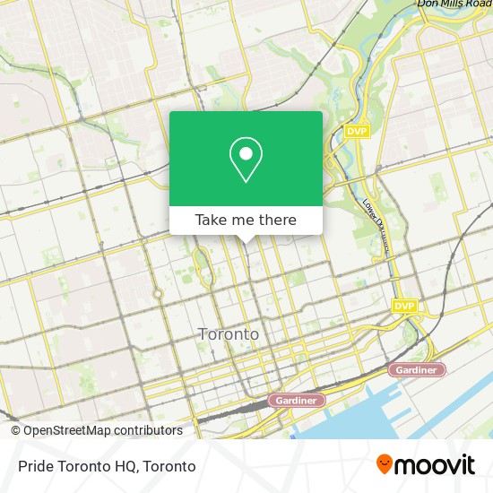 Pride Toronto HQ plan