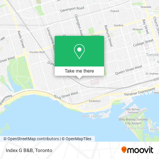 Index G B&B map