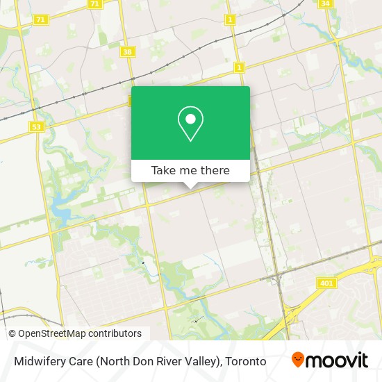 Midwifery Care (North Don River Valley) map