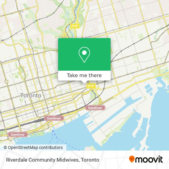 Riverdale Community Midwives map