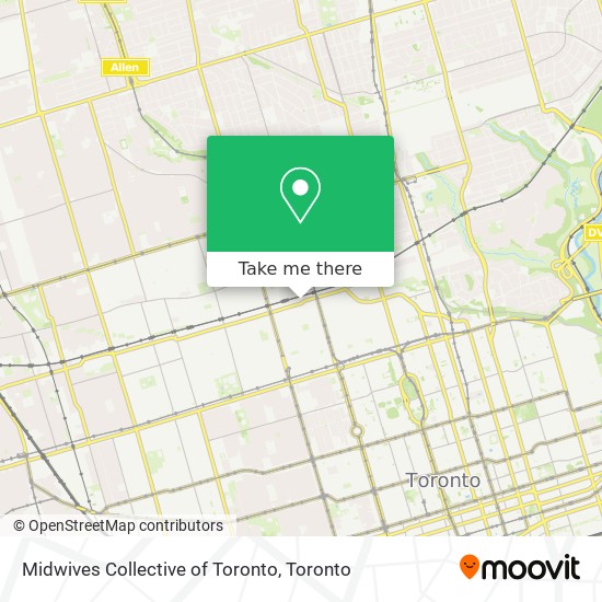 Midwives Collective of Toronto map