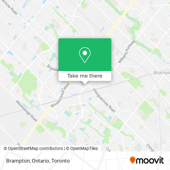 Brampton, Ontario map