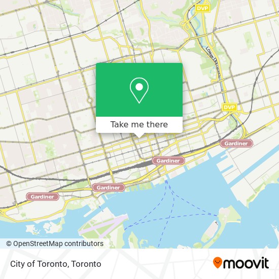 City of Toronto map