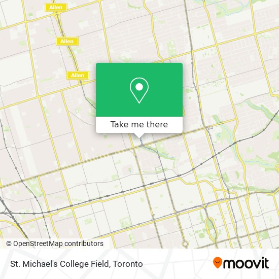 St. Michael's College Field map