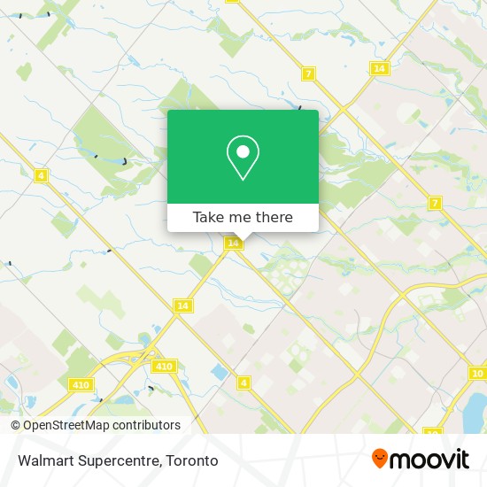 Walmart Supercentre map