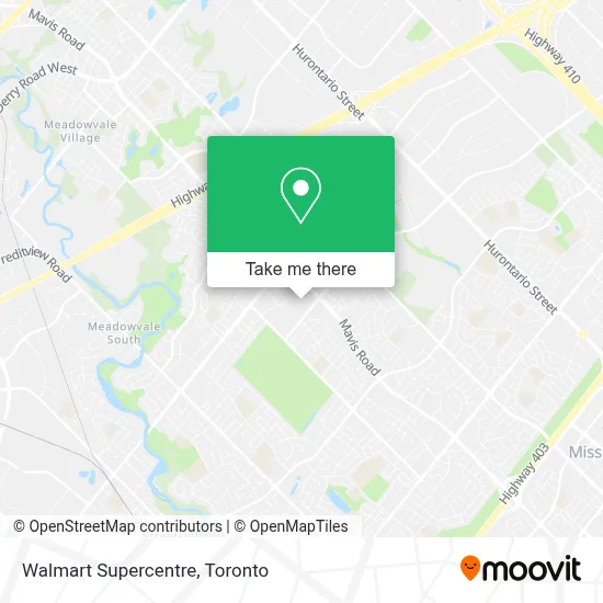Walmart Supercentre map