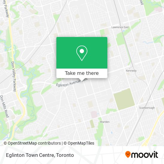 Eglinton Town Centre map