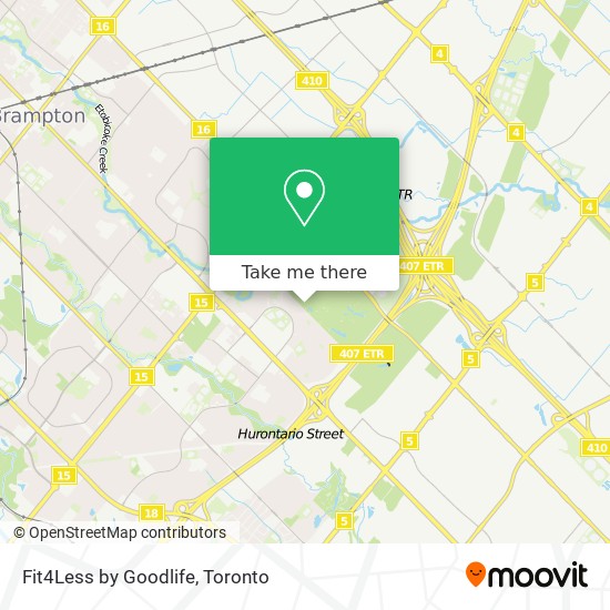 Fit4Less by Goodlife map