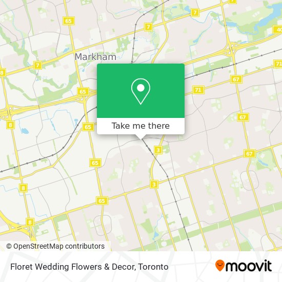 Floret Wedding Flowers & Decor map