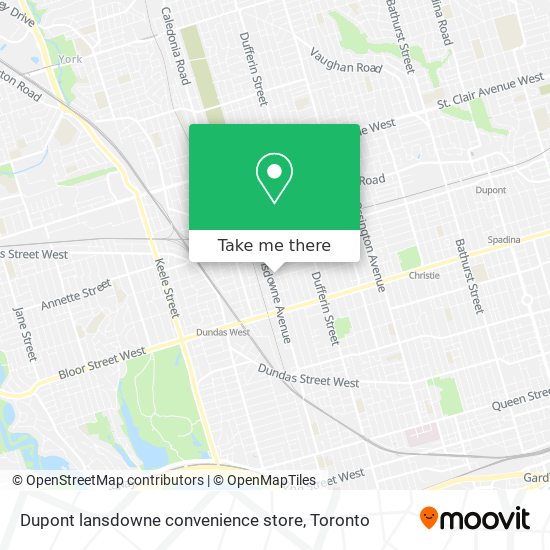 Dupont lansdowne convenience store map