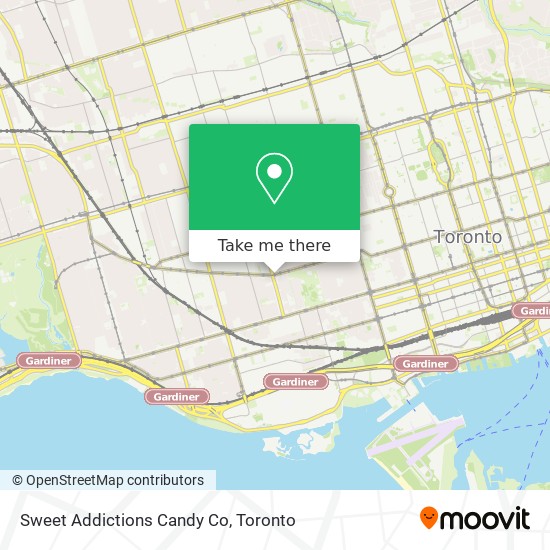 Sweet Addictions Candy Co map
