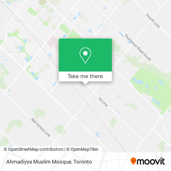 Ahmadiyya Muslim Mosque map