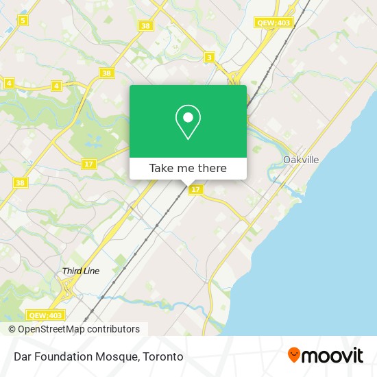 Dar Foundation Mosque map
