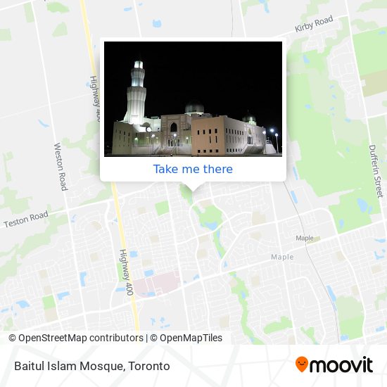 Baitul Islam Mosque map