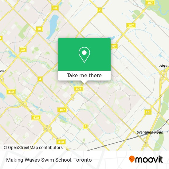 Making Waves Swim School map