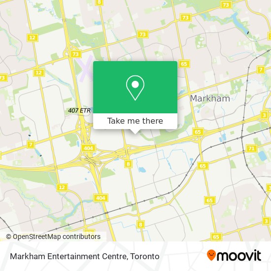 Markham Entertainment Centre map