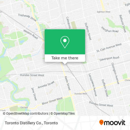 Toronto Distillery Co. map