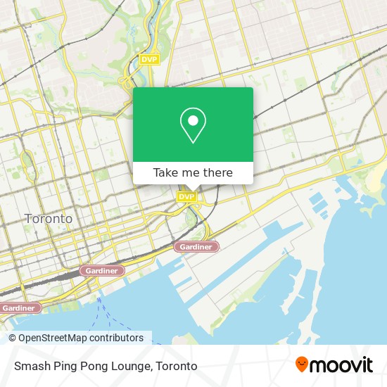 Smash Ping Pong Lounge plan