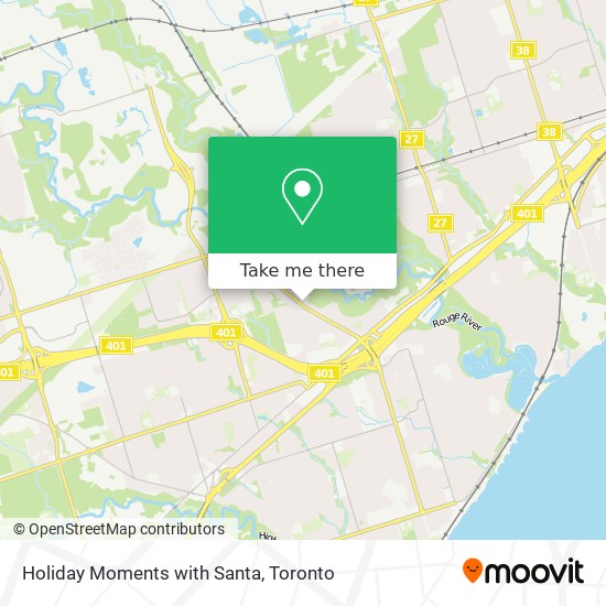 Holiday Moments with Santa map