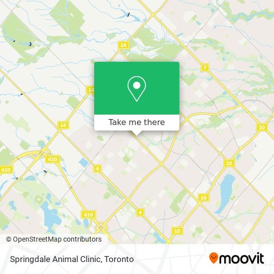 Springdale Animal Clinic map