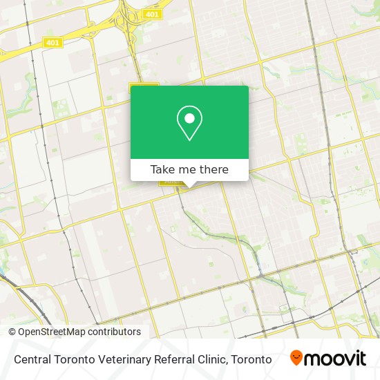 Central Toronto Veterinary Referral Clinic map