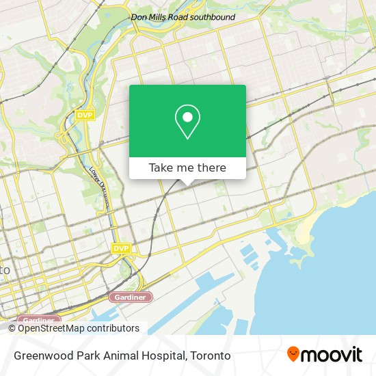 Greenwood Park Animal Hospital map