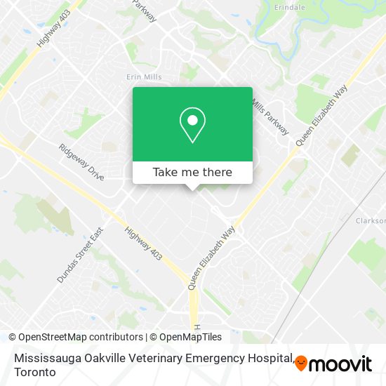 Mississauga Oakville Veterinary Emergency Hospital plan