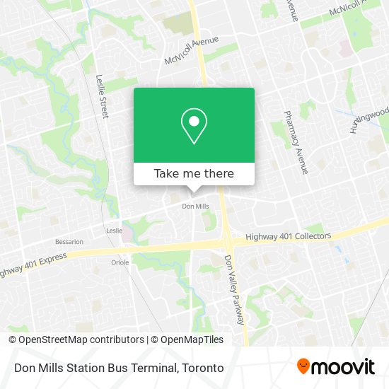 Don Mills Station Bus Terminal plan