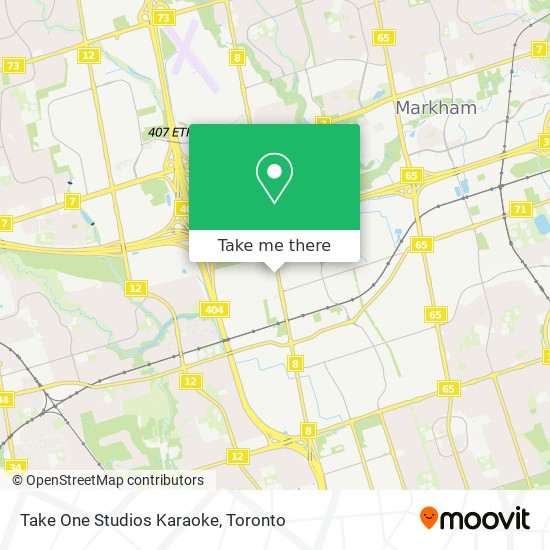 Take One Studios Karaoke map