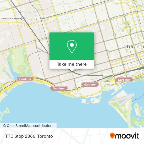 TTC Stop 2066 map