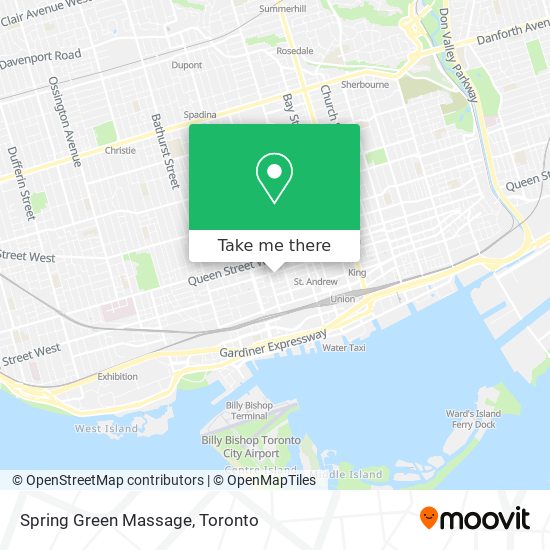 Spring Green Massage map