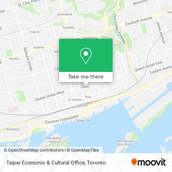 Taipei Economic & Cultural Office map