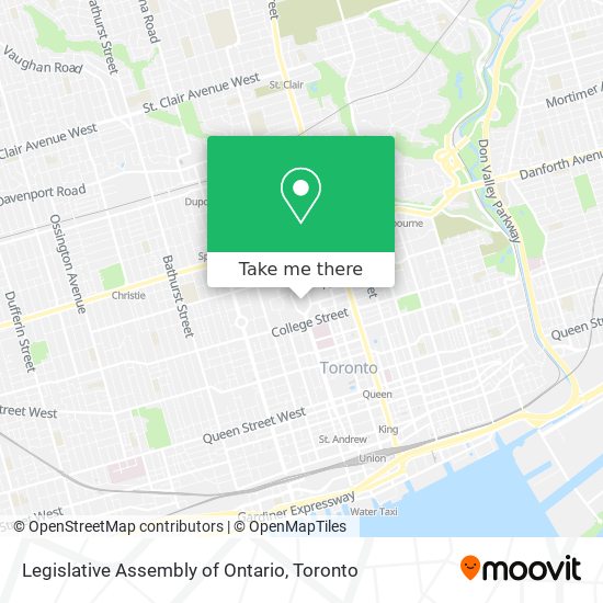 Legislative Assembly of Ontario plan