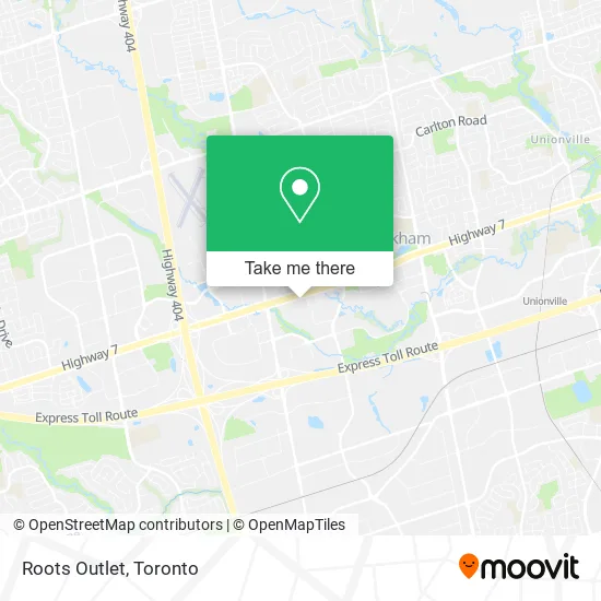 Roots Outlet map