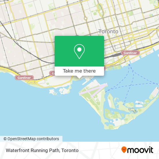 Waterfront Running Path map