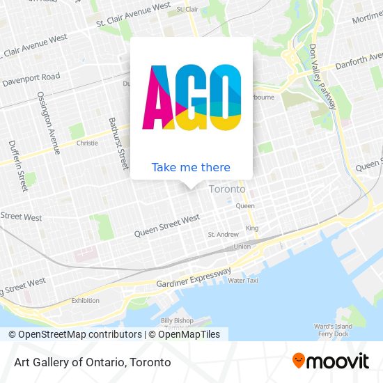 Art Gallery of Ontario map