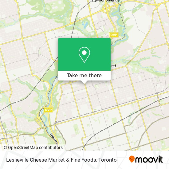 Leslieville Cheese Market & Fine Foods map