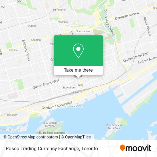 Rosco Trading Currency Exchange map
