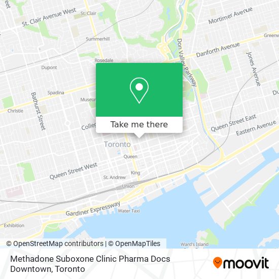 Methadone Suboxone Clinic Pharma Docs Downtown map