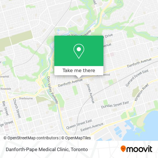 Danforth-Pape Medical Clinic map