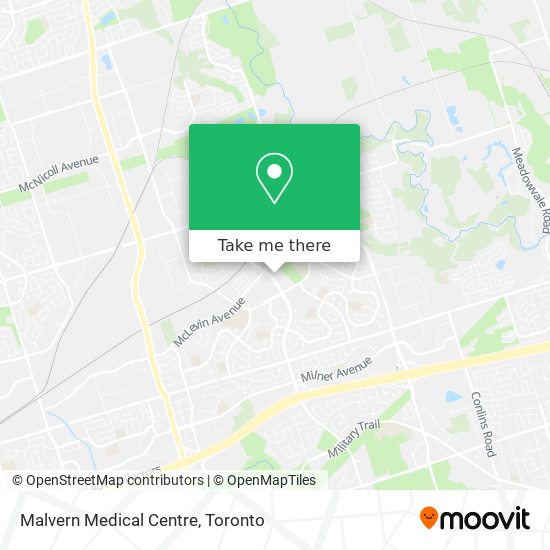 Malvern Medical Centre map