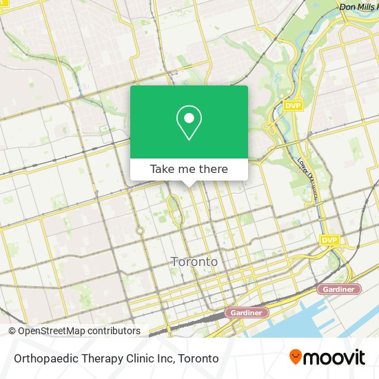 Orthopaedic Therapy Clinic Inc map