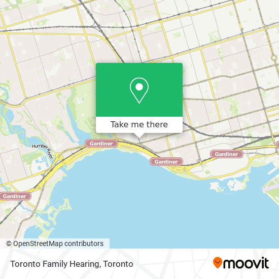 Toronto Family Hearing map
