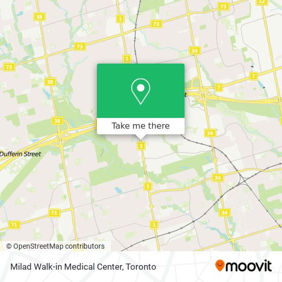 Milad Walk-in Medical Center map