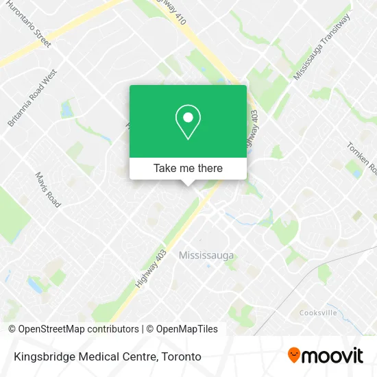 Kingsbridge Medical Centre plan